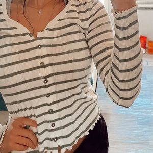 True Craft Striped Long Sleeve